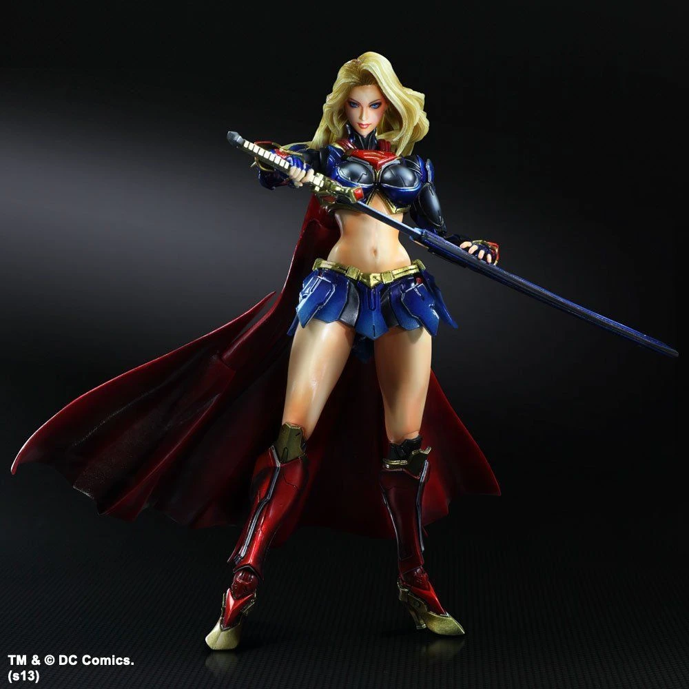 Superman Variant - Supergirl - Play Arts Kai Figur 5 Superman Variant - Supergirl - Play Arts Kai Figur – Bild 5