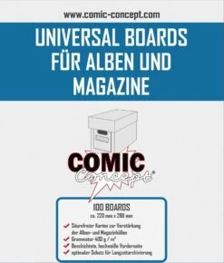 Comic Backing Boards Magazine Size (100 St.)