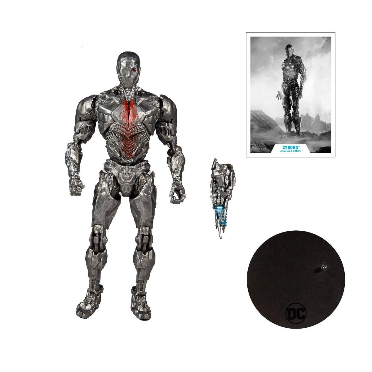 DC Justice League Movie - Cyborg (Helmet) - Actionfigur 2 DC Justice League Movie - Cyborg (Helmet) - Actionfigur – Bild 2