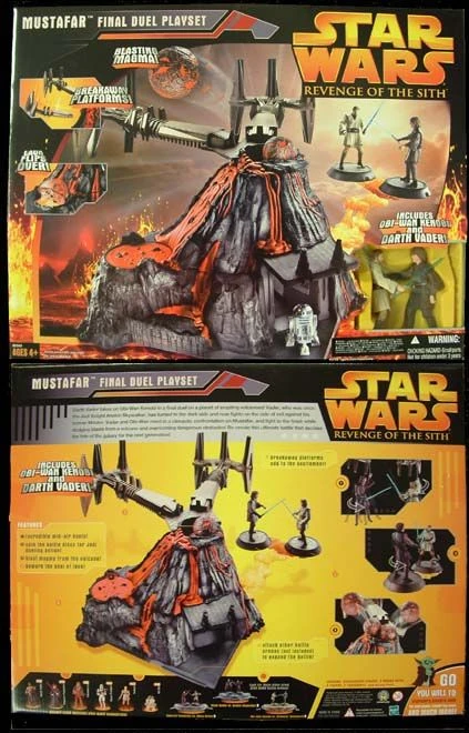 Hasbro Star Wars Episode III Mustafar Final Duel Playset 1 Hasbro Star Wars Episode III Mustafar Final Duel Playset