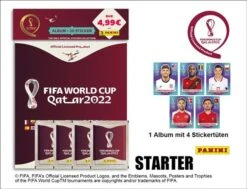 Panini 2022 FIFA World Cup Qatar Sticker Starter Set (DE)