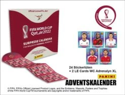 Panini 2022 FIFA World Cup Qatar Sticker Adventskalender Set (DE)