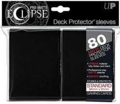 Ultra Pro UP Deck Protector PRO-MATTE ECLIPSE Schwarz (80 St.)