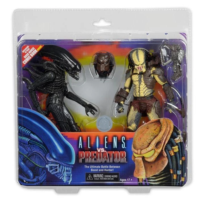 NECA Alien Vs. Predator - Renegade Vs. Big Chap Actionfiguren 2-Pack 1 NECA Alien Vs. Predator - Renegade Vs. Big Chap Actionfiguren 2-Pack