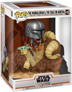 FUNKO POP! Star Wars Figur - The Mandalorian & The Child On Bantha -NECA Store 61krivym2vl. ac sl1000
