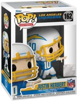 FUNKO POP! - Justin Herbert Figur - NFL Los Angeles Chargers Home -NECA Store 719h5l7nxal. ac sl1300