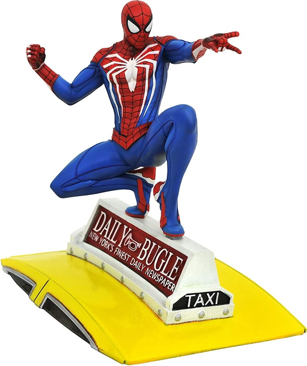 Diamond Select Spider-Man - PS4 Spider-Man On Taxi - Marvel Gallery Statue 1 Diamond Select Spider-Man - PS4 Spider-Man On Taxi - Marvel Gallery Statue