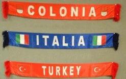 Diverse Fanschal Köln (Seidenoptik)