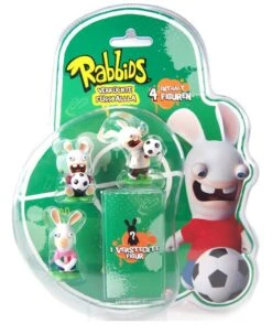Ubisoft Raving Rabbids - Verrückte Fussballla 4-Pack Figuren Set A