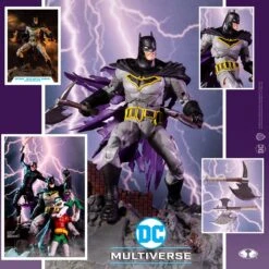 DC Multiverse - Batman With Battle Damage Actionfigur -NECA Store batman battle damage stylized collage