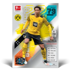 Topps Match Attax Chrome Bundesliga 2021/2022 - Booster Display (DE) -NECA Store bellingham card 1