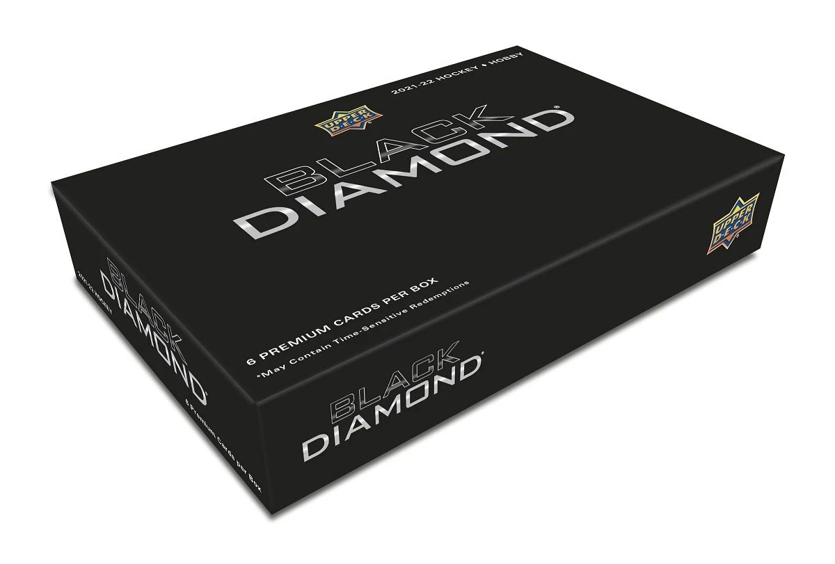 Upper Deck NHL 2021-2022 Black Diamond Hockey Hobby Box 1 Upper Deck NHL 2021-2022 Black Diamond Hockey Hobby Box