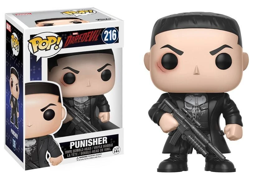 FUNKO POP! - Marvel Daredevil - Punisher Figur 1 FUNKO POP! - Marvel Daredevil - Punisher Figur
