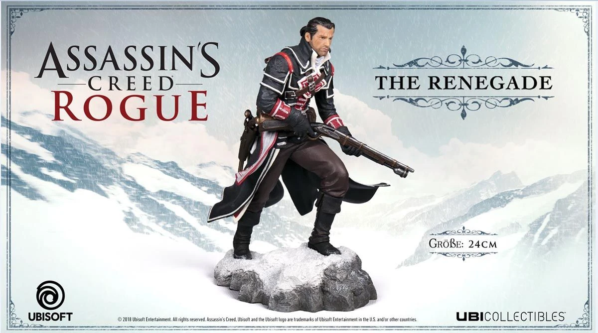 Ubisoft Assassins Creed Rogue - The Renegade Shay 24cm Figur 1 Ubisoft Assassins Creed Rogue - The Renegade Shay 24cm Figur