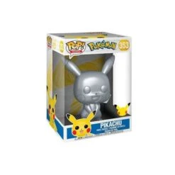 FUNKO POP! - Pokémon - Pikachu Metallic Figur 25cm -NECA Store figurine funko pop jumbo pokemon pikachu dd