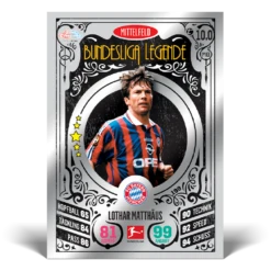Topps Match Attax Chrome Bundesliga 2021/2022 - Booster Display (DE) -NECA Store matthaus card 1