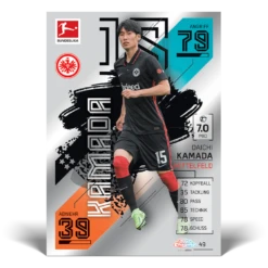 Topps Match Attax Chrome Bundesliga 2021/2022 - Booster Display (DE) -NECA Store mittelfeld card 1