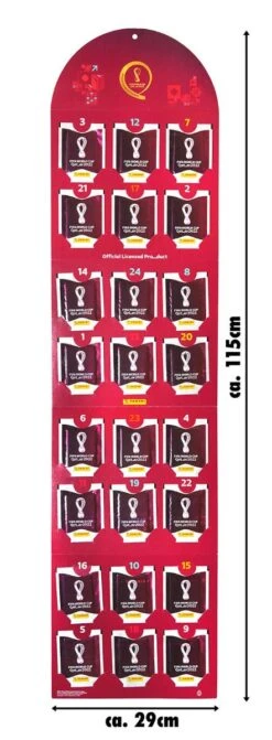Panini 2022 FIFA World Cup Qatar Sticker Adventskalender Set (DE) 10 Panini 2022 FIFA World Cup Qatar Sticker Adventskalender Set (DE) -NECA Store panini wm2022 adventskalender 14 600