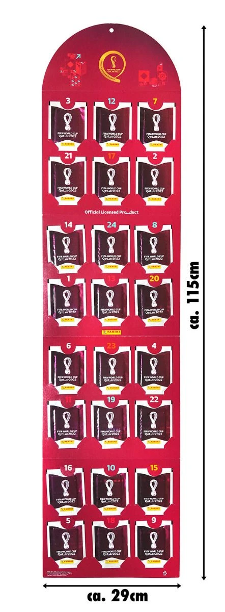 Panini 2022 FIFA World Cup Qatar Sticker Adventskalender Set (DE) 4 Panini 2022 FIFA World Cup Qatar Sticker Adventskalender Set (DE) – Bild 4