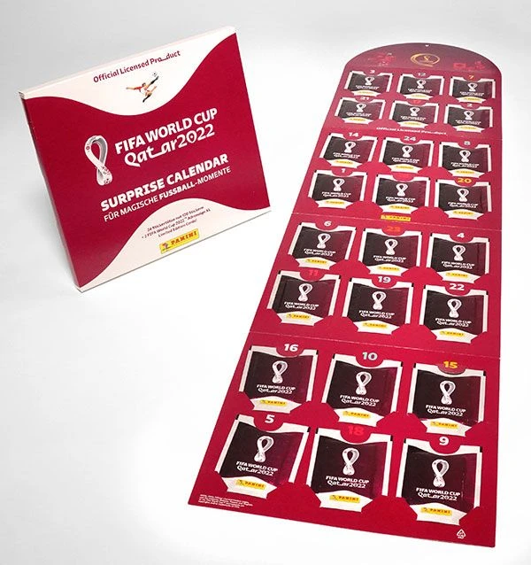 Panini 2022 FIFA World Cup Qatar Sticker Adventskalender Set (DE) 3 Panini 2022 FIFA World Cup Qatar Sticker Adventskalender Set (DE) – Bild 3