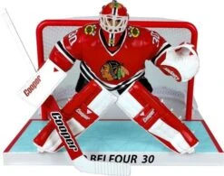 NHL - Chicago Blackhawks - Ed Belfour Mit Netz - Limited Edition Figur
