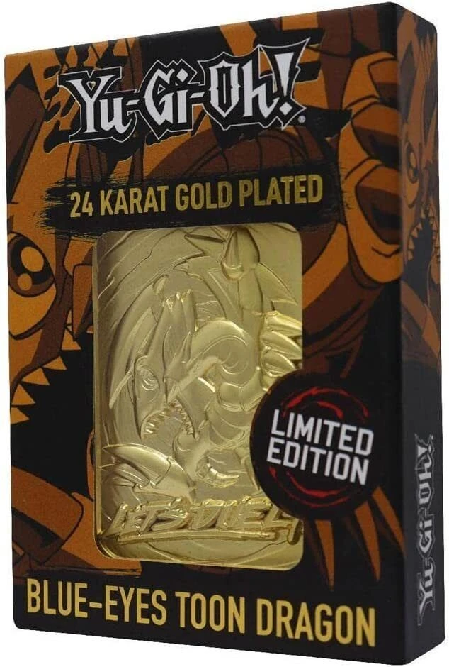 Diverse Fanattik - Yu-Gi-Oh! - Blue Eyes Toon Dragon 24 Karat Gold Plated 1 Diverse Fanattik - Yu-Gi-Oh! - Blue Eyes Toon Dragon 24 Karat Gold Plated