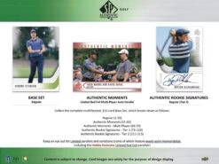 Upper Deck - SP Authentic Golf 2021 Display -NECA Store sp authentic golf 2