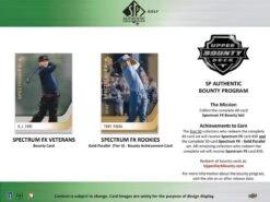 Upper Deck - SP Authentic Golf 2021 Display -NECA Store sp authentic golf 5